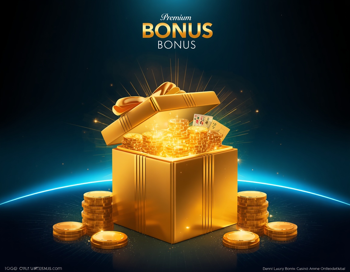 HARIMAU333 themed promotional scene with gift boxes, coins, and casino bonus visuals